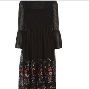 Vanilla Embroidery Dress by Only.  NWOT